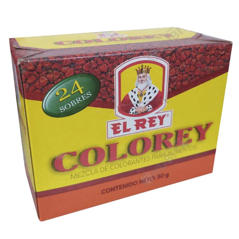 Color El Rey caja x24 sobres alimenticio