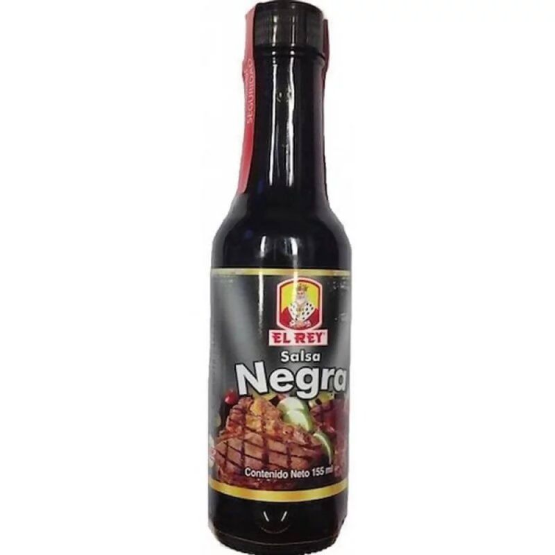 Salsa negra frasco x155 ml marca El Rey