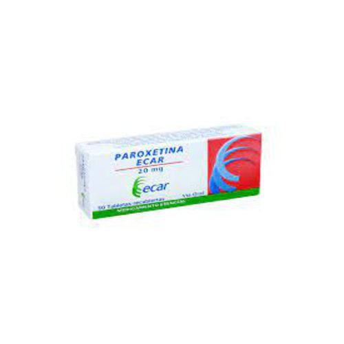 Paroxetina 20 Mg Caja X 30 Tabletas Ecar