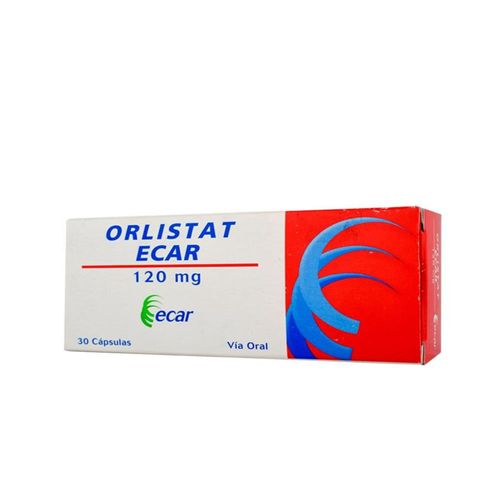 Orlistat 120 Mg Caja X 30 Tabletas Ecar