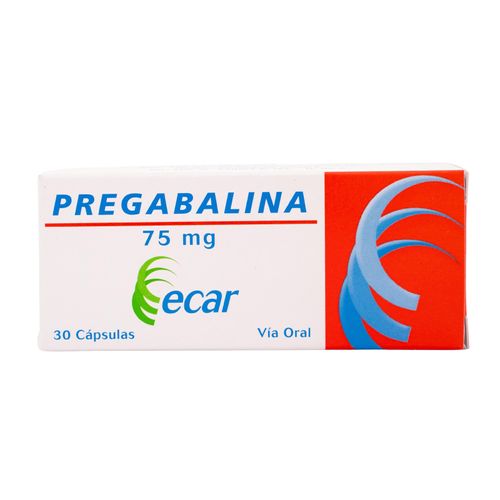 Pregabalina 75 Mg Caja X 30 Comprimidos Ecar