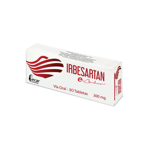 Irbesartan 300 Caja X 30 Tabletas Ecar