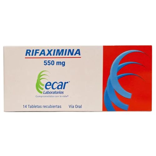 Rifaximina 550 Mg Caja X 14 Tabletas Ecar