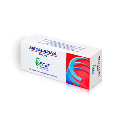 Mesalazina 500 Mg Caja X 30 Tabletas Ecar