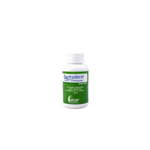 Yodopovidona Bactroderm 10 % Frasco X 120 Ml Solución Ecar