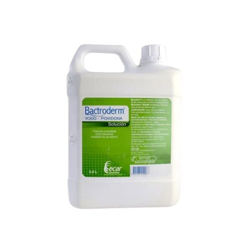 Yodopovidona Bactroderm 10% Frasco X 3.5 L Solución Ecar