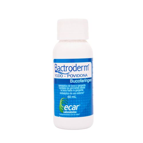 Yodopovidona Bactroderm Bucofa 10 Gr Frasco X 60 Ml Solución Ecar
