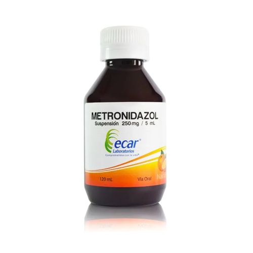 Metronidazol Suspensión Frasco X 250 Ml Ecar