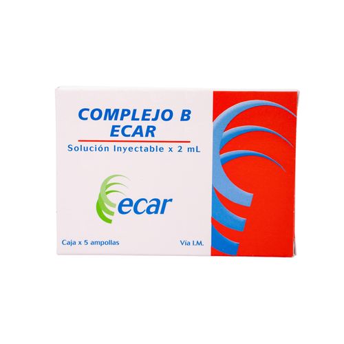 Complejo B Inyectbale 2 Ml Caja X 5 Ampollas Inyectable Ecar