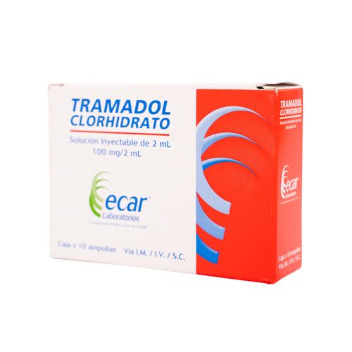 Tramadol 100 Caja X 10 Ampollas Ecar