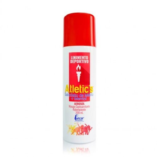 Linimento Deportivo Atletics Aerosol Frasco X 200 Ml Ecar