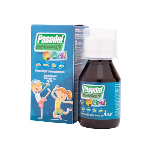 Pasedol Dimenhidrinato Frasco X 60 Ml Solución Oral Ecar