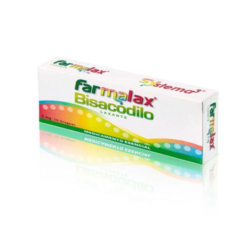 Bisacodilo Farmalax 5 Mg Caja X 10 Grageas Ecar