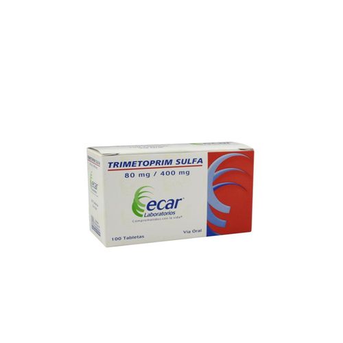 Trimetropin Sulfa 80/400 Mg Caja X 100 Tabletas Ecar