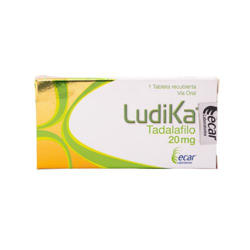 Ludika Tadalafil 20 Mg Caja X 1 Tabletas Ecar