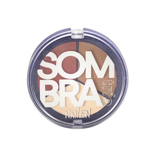 Sombra Nailen Trio Plata #8 Estuche 3 Gr