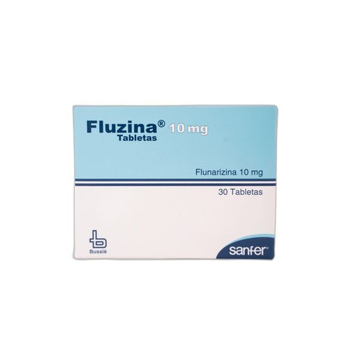 Fluzina Flunarizina 10 Mg Caja X 30 Tabletas Bussie