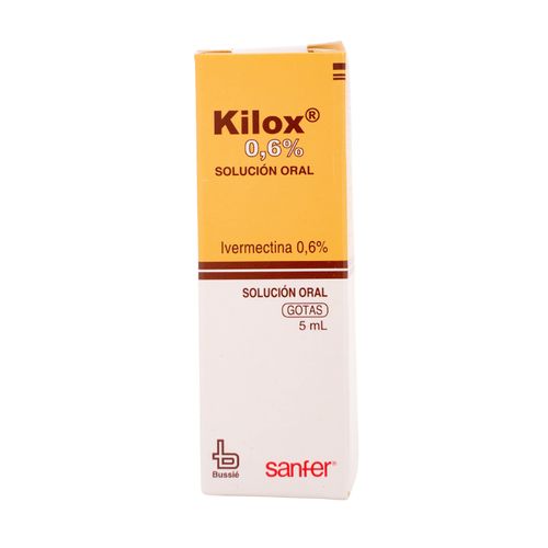 Kilox Solución Oral Ivermectina Frasco X 5 Ml Bussie