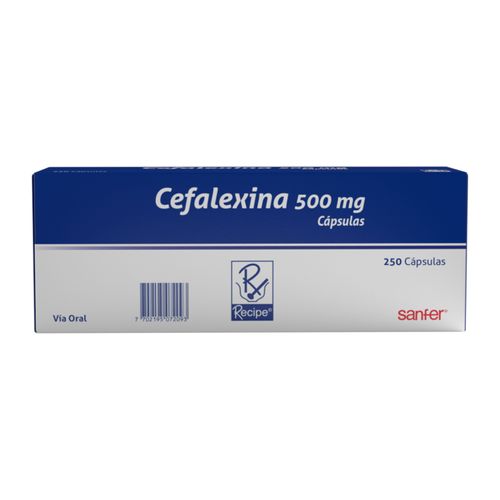 Cefalexina 500 Mg Caja X 250 Cápsulas Recipe