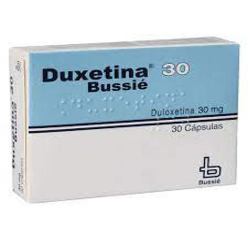 Duxetina Duloxetina Clorhidrato 30 Mg Caja X 30 Comprimidos Bussie