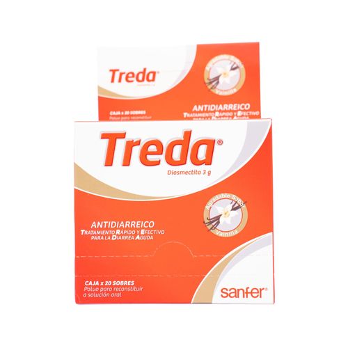 Treda Diosmectita 3 Gr Caja X 20 Sobres Granulado Bussie