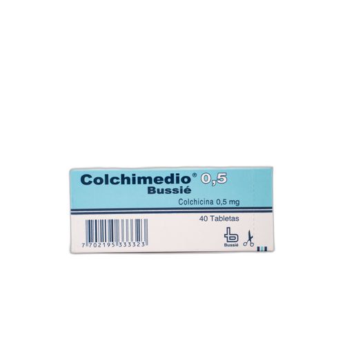 Colchimedio Colchicina 0.5 Mg Caja X 40 Tabletas Bussie