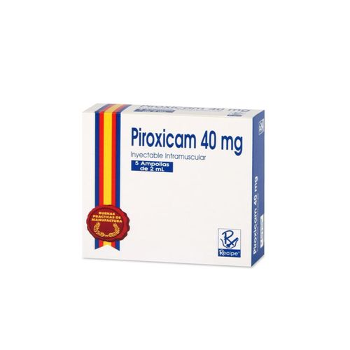Piroxicam 40 Mg/2 Ml Caja X 5 Ampollas Recipe