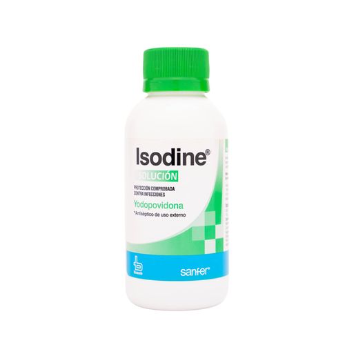 Isodine Solución Tópica Yodopovidona 500Mg/5Ml Frasco X 60 Ml Bussie