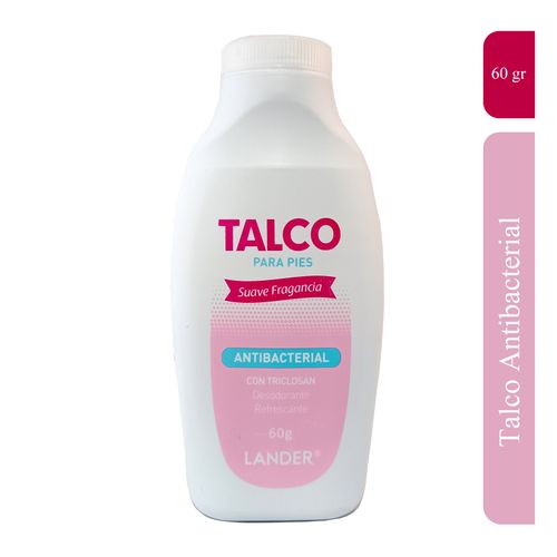 Talco Lander Antibacterial Mujer Activa 60 Gr