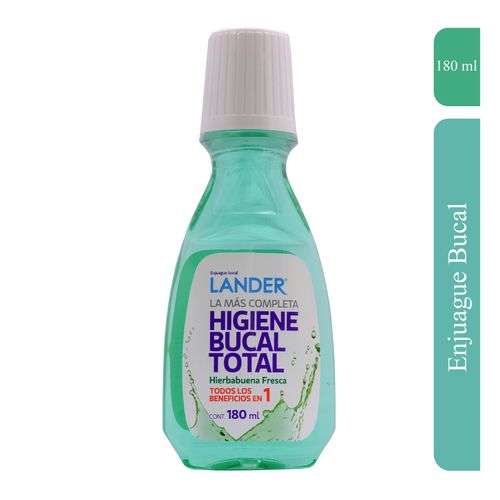 Enjuague Bucal Hierbabuena Frasco X 180 Ml Lander