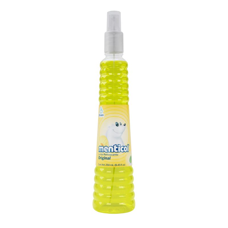 Menticol Amarillo Loción Frasco 250 Ml Válvula