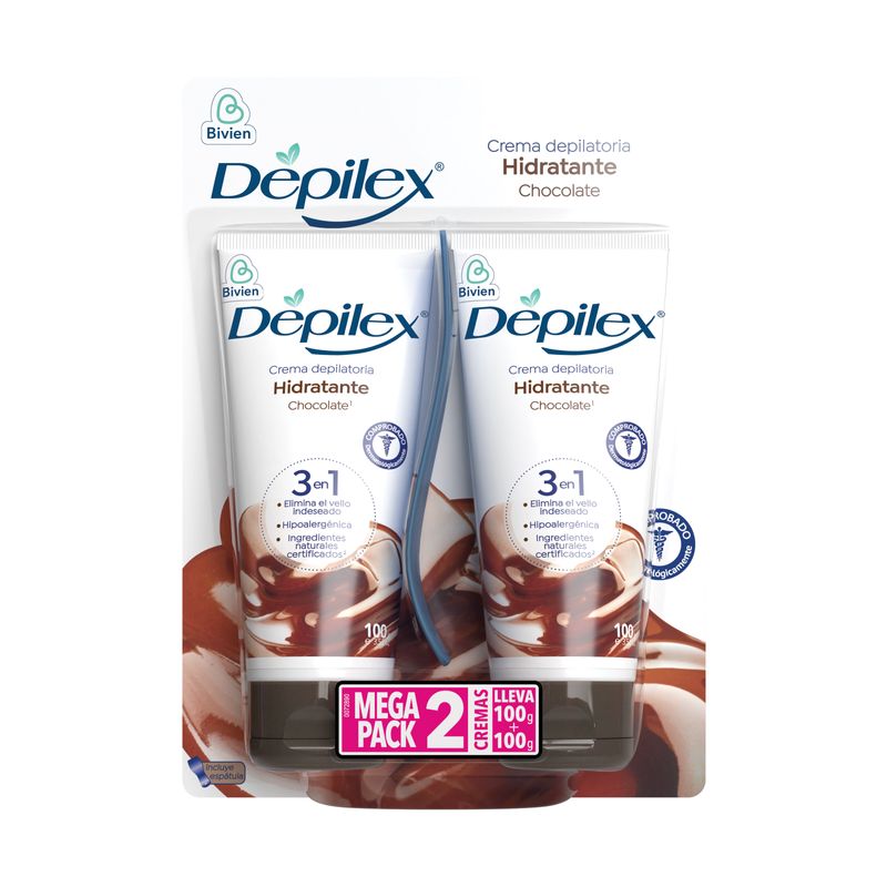 Crema Depilex Chocolate 100 g 2x1 Pack