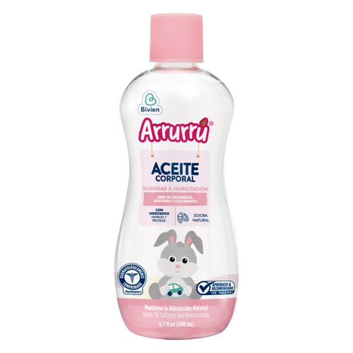 Aceite Arrurrú Suavidad Y Humectación Frasco X 200 Ml Belleza Express