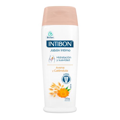 Jabón Íntimo Intibon Avena Y Caléndula Frasco X 120 Ml Belleza Express