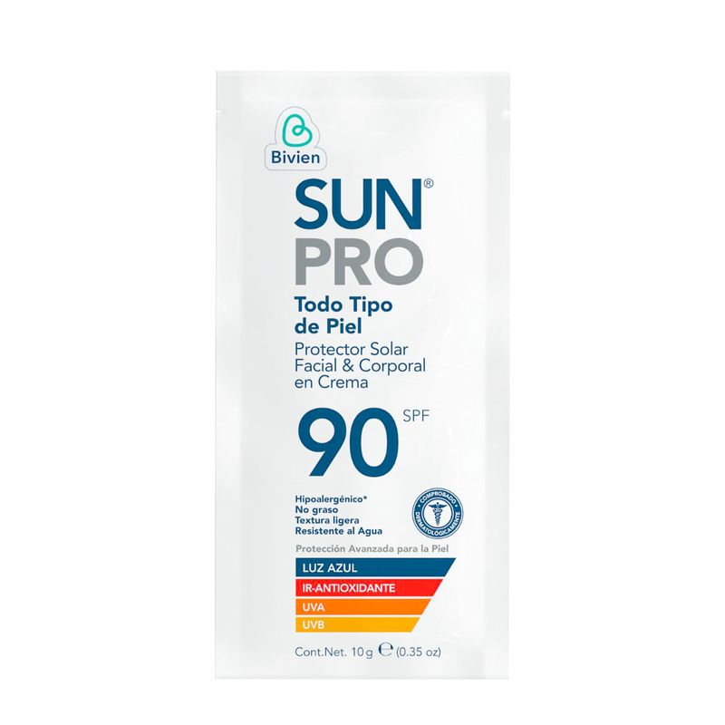 Sun Pro SPF90 Sachet x 12 Unidades 10 Gr