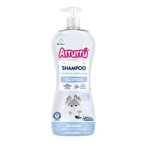 Shampoo Arrurrú Suave Y Humectante 750 Ml Belleza Express