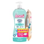 Champu Arrurru Orig 750Ml+Toallas Avena 20 Und