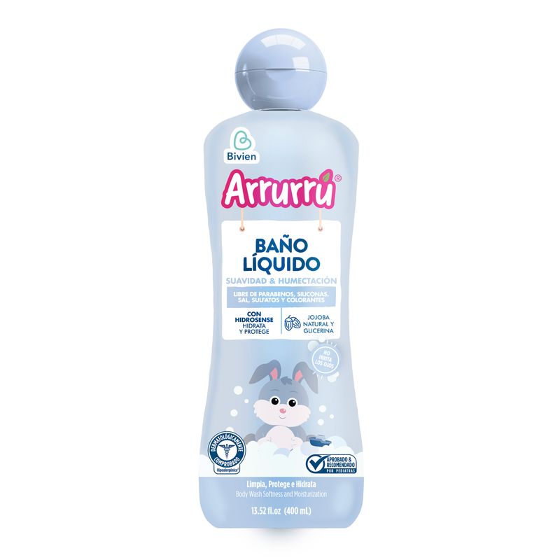 bano-liquido-arrurru-suavidad-y-humectacion-frasco-x-400-ml-belleza-express