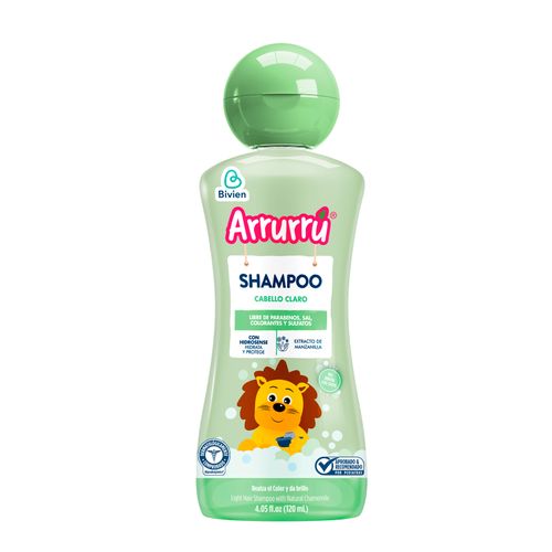 Shampoo Arrurrú Cabello Claro 120 Ml Belleza Express