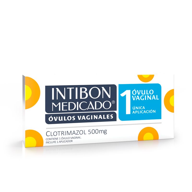 Intibon Medicado Clotrimazol Óvulo 500
