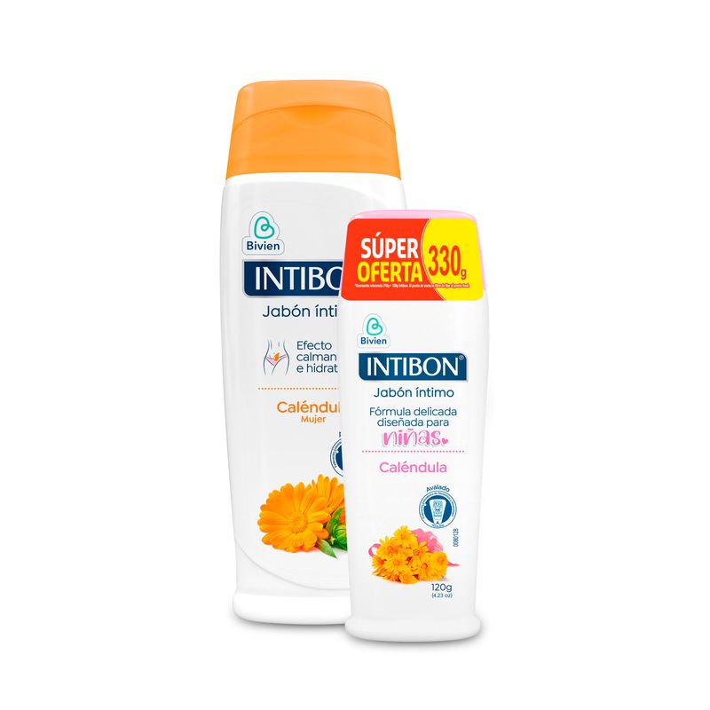 Intibon Caléndula 210 g + 120 g Belleza Exp