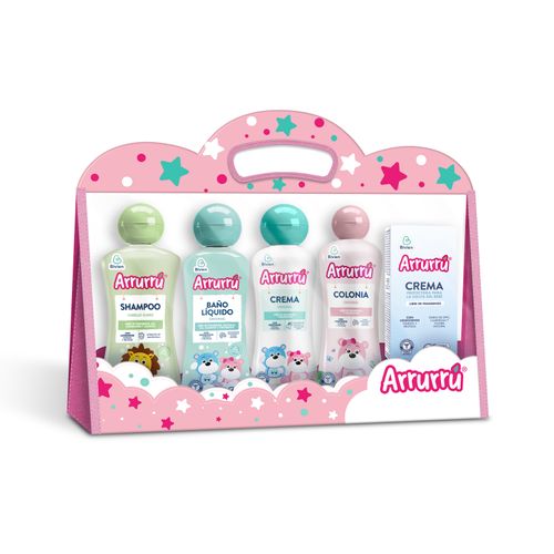 Estuche Arrurrú Abuelita Rosada 5 Articulos Belleza Express