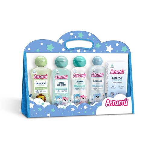 Estuche Arrurrú Abuelita Azul 5 Articulos Belleza Express