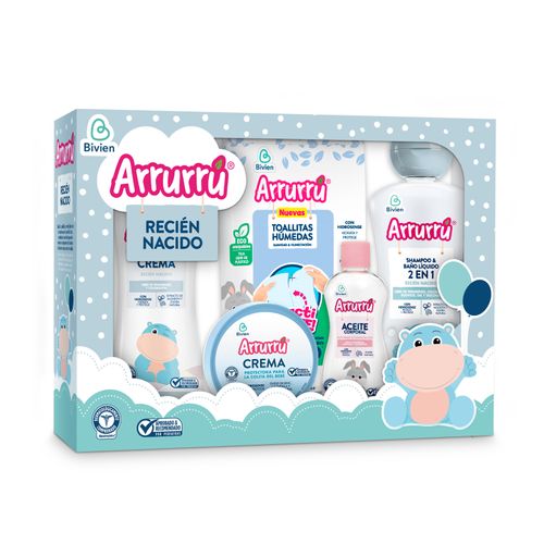 Estuche Arrurrú Recien Nácido 5 Articulo Belleza Express