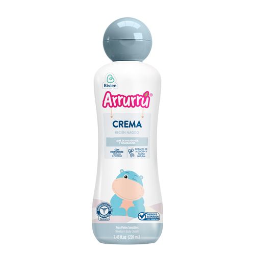 Crema Arrurrú Recien Nácido Frasco X 220 Ml Belleza Express