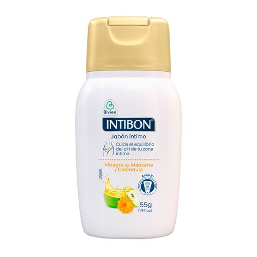 Jabón Intibon Vinagre Manzana Y Caléndula 55 Gr Belleza Express