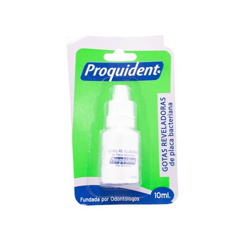 Gotas Reveladoras De Placa Bacteriana Frasco X 10 Ml Proquident