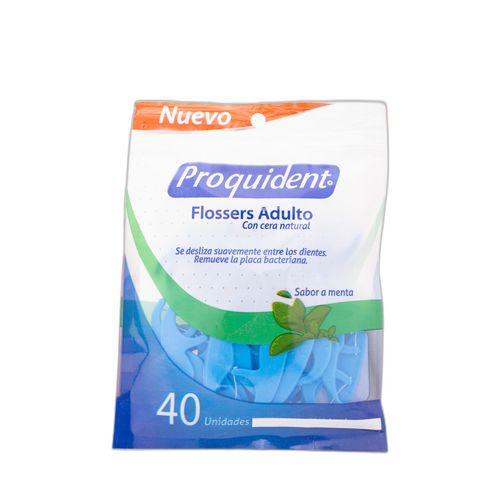 Hilo Dental Proquident Flosser Adulto Bolsa 40 Unidades
