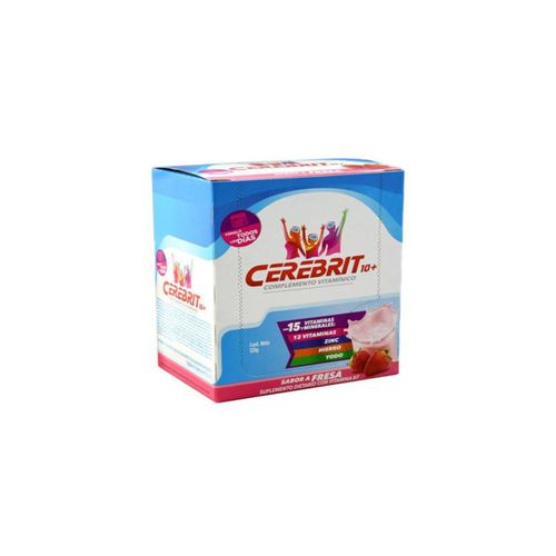 Cerebrit 10 + Fresa Displey 8 Sobres 15 Gr Quala