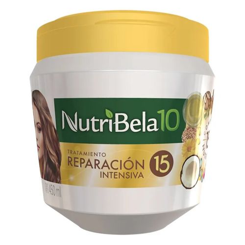 Tratamiento Capilar Nutribela Reparación Intensiva Frasco X 450 Ml Quala